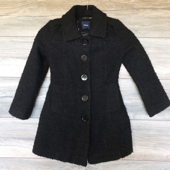 GAP Other - Gap Kids wool blend belted boucle coat